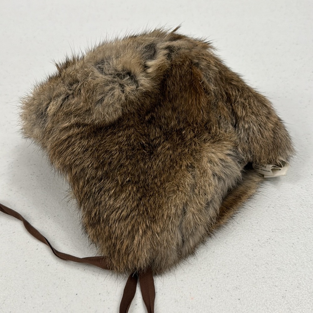 Bonpoint Rabbit Fur Girls Hat - Picture 5 of 5